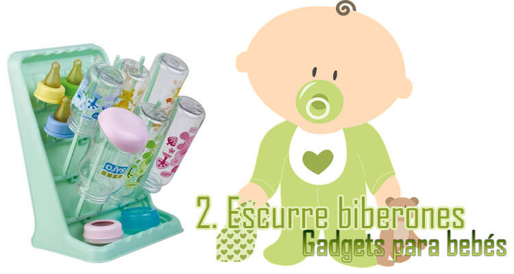 Gadgets Imprescindibles para bebés - Escurre biberones