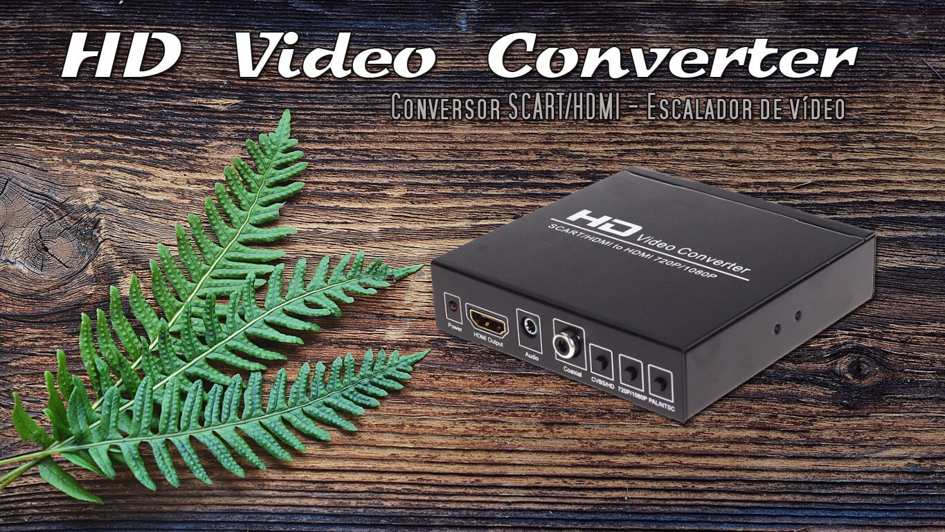 Conversor SCART a HDMI, escalador de vídeo - Tus Centros Comerciales