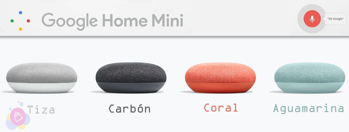 Altavoces inteligentes Google Home mini