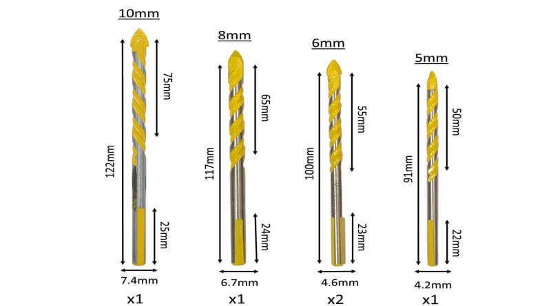 Brocas para azulejos recomendadas